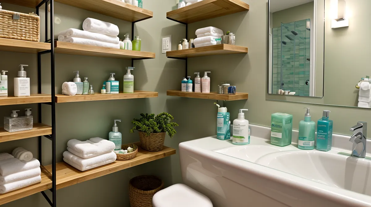 Dental anxiety home care routine — oral probiotic lozenge and toothbrush on a bathroom counter