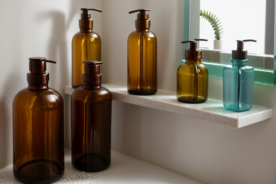 Stirring sea salt into cooled green tea to make a natural DIY mouthwash rinse for gum health