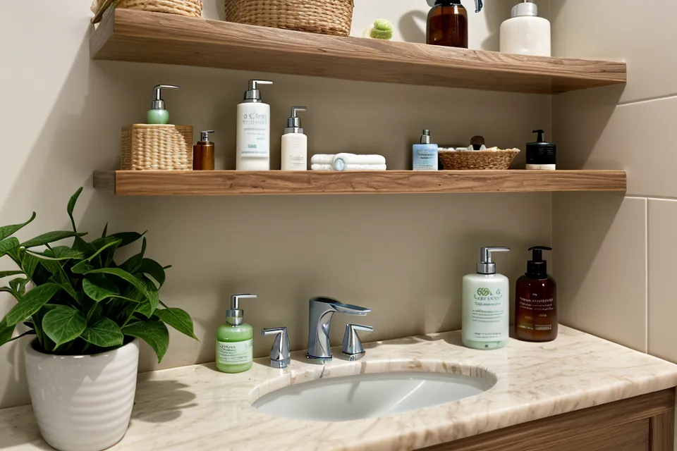 Glass bottles of natural ingredients used in a home oral care routine for dental anxiety