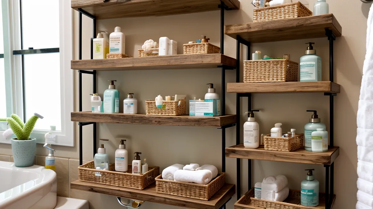 ProDentim probiotic tablets beside an at-home dental anxiety morning routine on a bathroom shelf